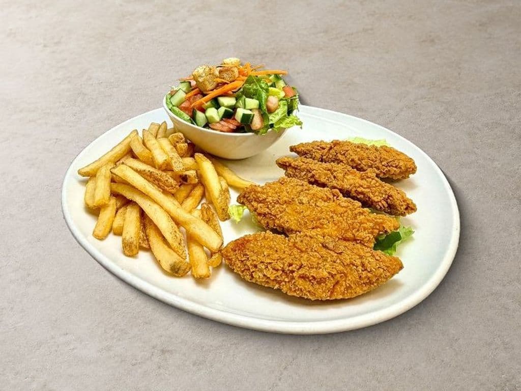 CHICKEN TENDERS(4) & DIP