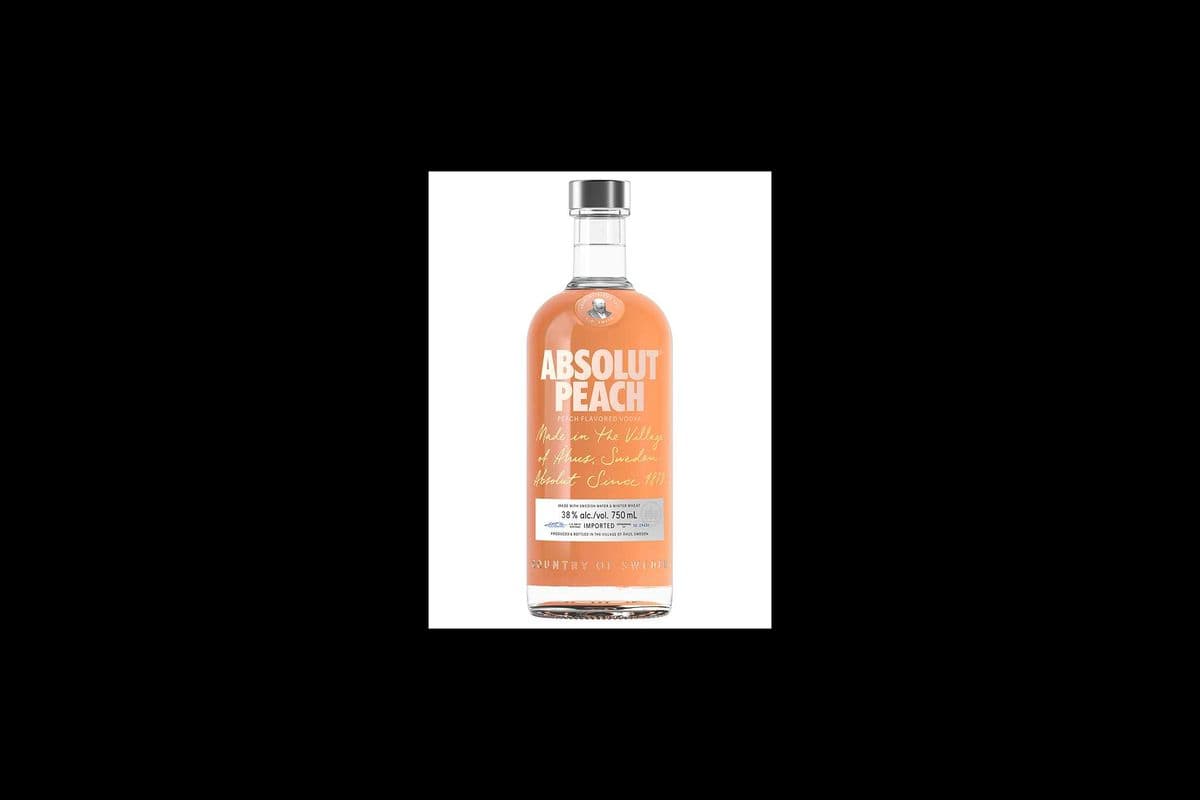 ABSOLUT PEACH VODKA - 750ML (1 x 750ML)
