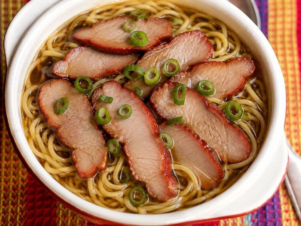 Pork Lomein Soup