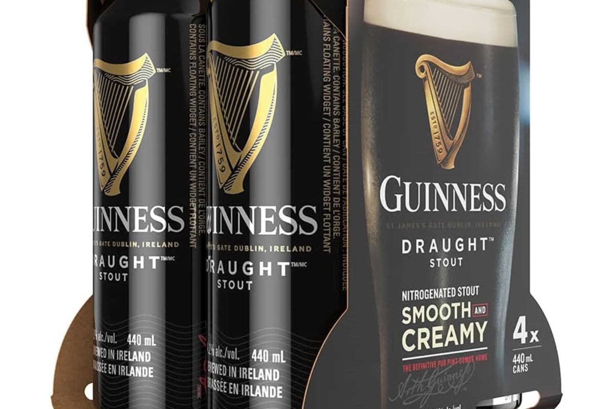 Guinness Smooth and Creamy Nitrogenated Stout Beer (4 x 440 ml) (1 x 440 ml)