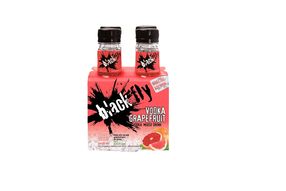 Black Fly-Rum Grapefruit (4 x 400 ml Bottle)