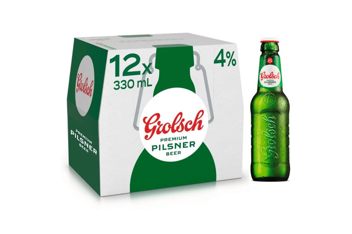 Grolsch Premium Pilsner (12 x 330ml bottles)