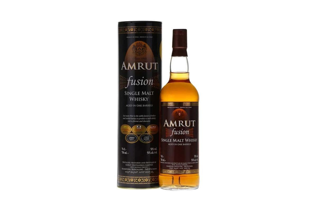 Amrut Fusion Single Malt Whiskey (1 x 700ml)