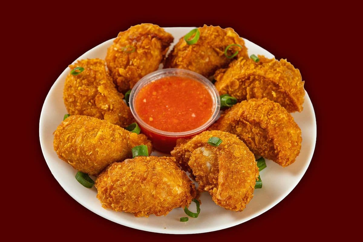 Crispy Kurkure Momo (Crispy Fried Dumplings)