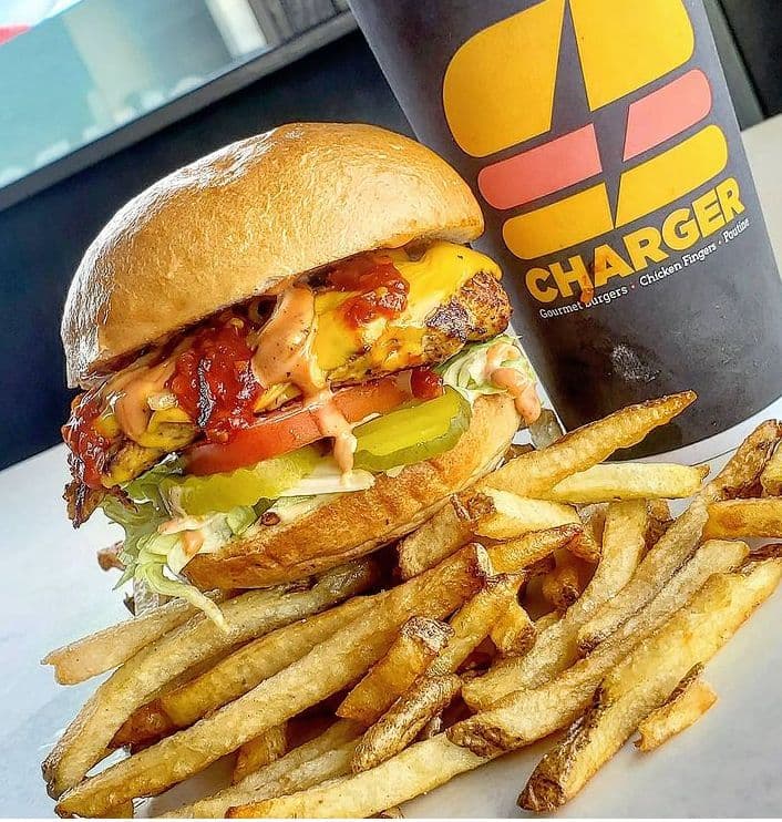 Spicy Tandoori Chicken Burger Combo