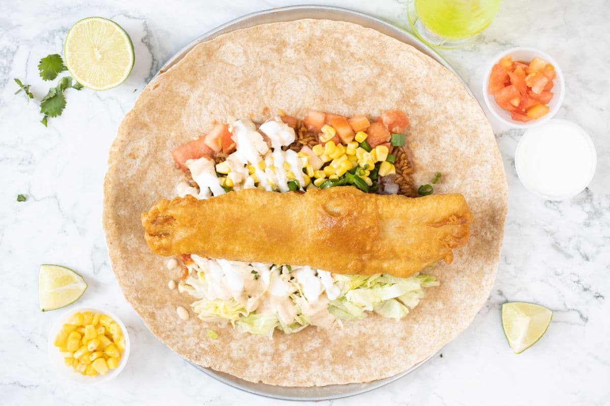 Halibut Burrito