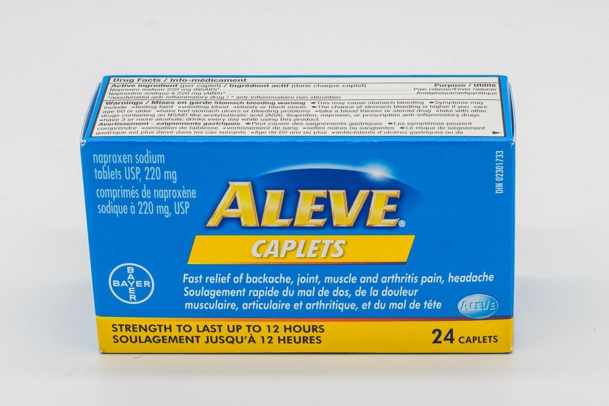 Aleve Caplets (220mg, 24 caplets)
