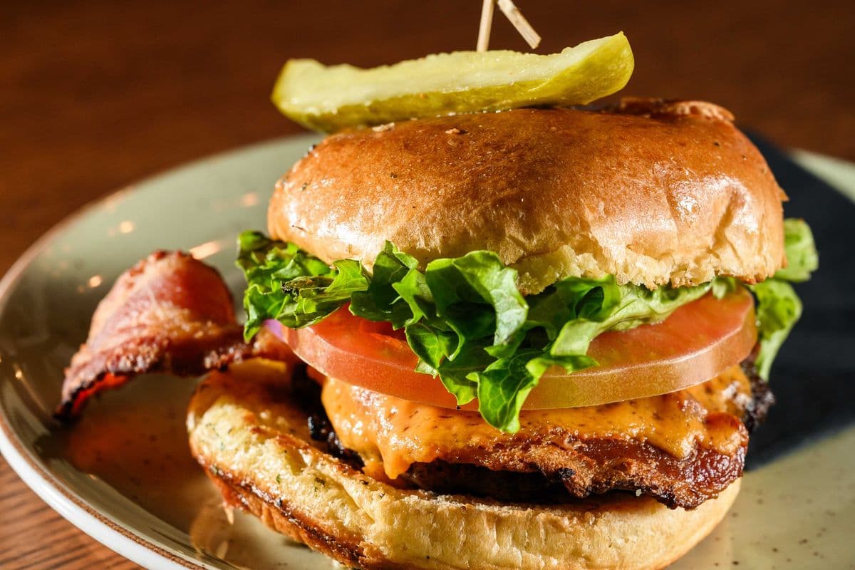 Traditional Bacon and Cheese Burger