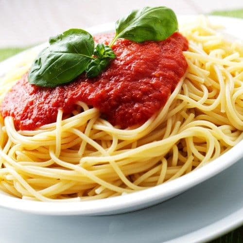 Vegan Spaghetti & Garlic Bread with Cheese / Pain spaghetti et ail avec fromage