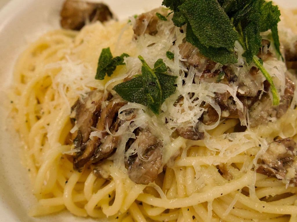 Mushroom & Truffle Spaghetti