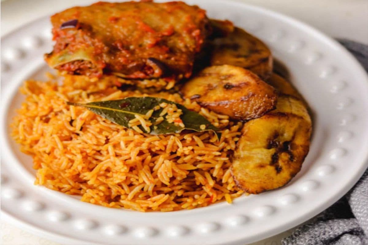 Jollof Rice with Chicken
