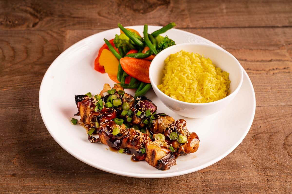 Brochettes de poulet teriyaki / Teriyaki Chicken Brochettes