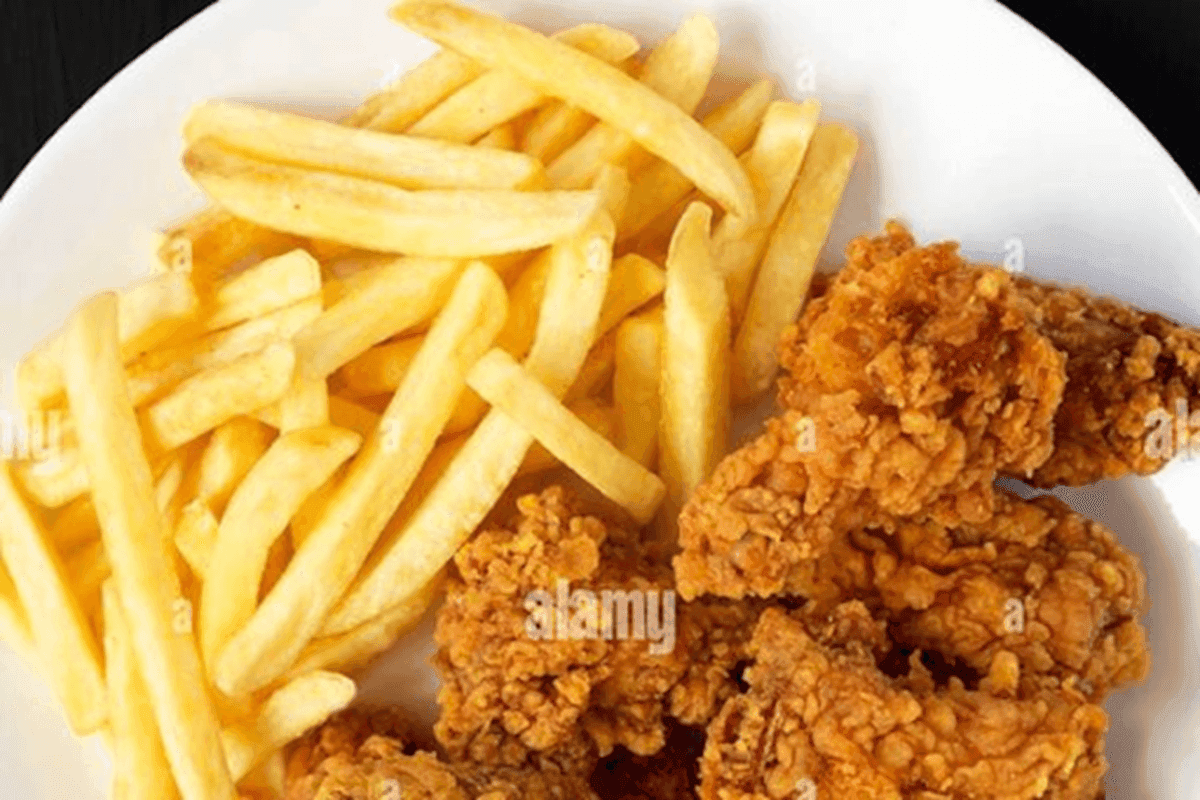 Fry Wings and Fries