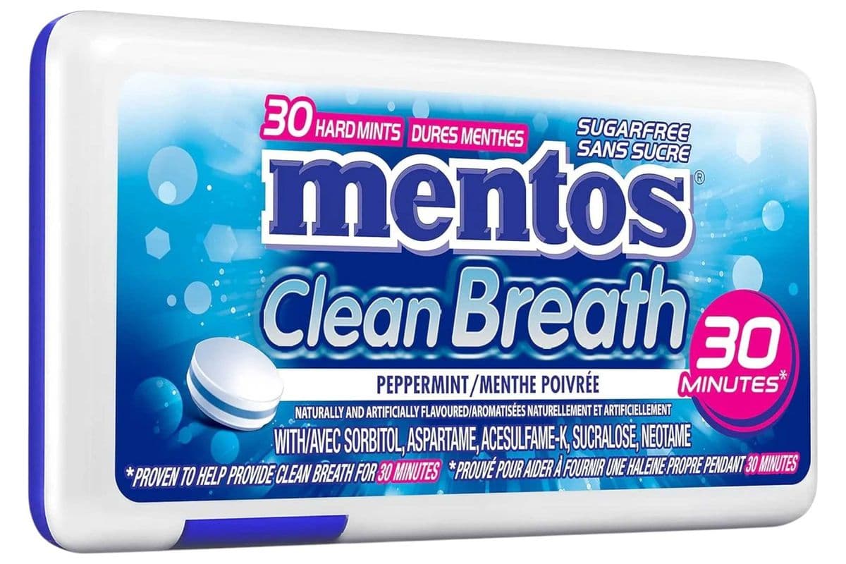 Mentos Peppermint Clean Breath (21g) (5 Cal)