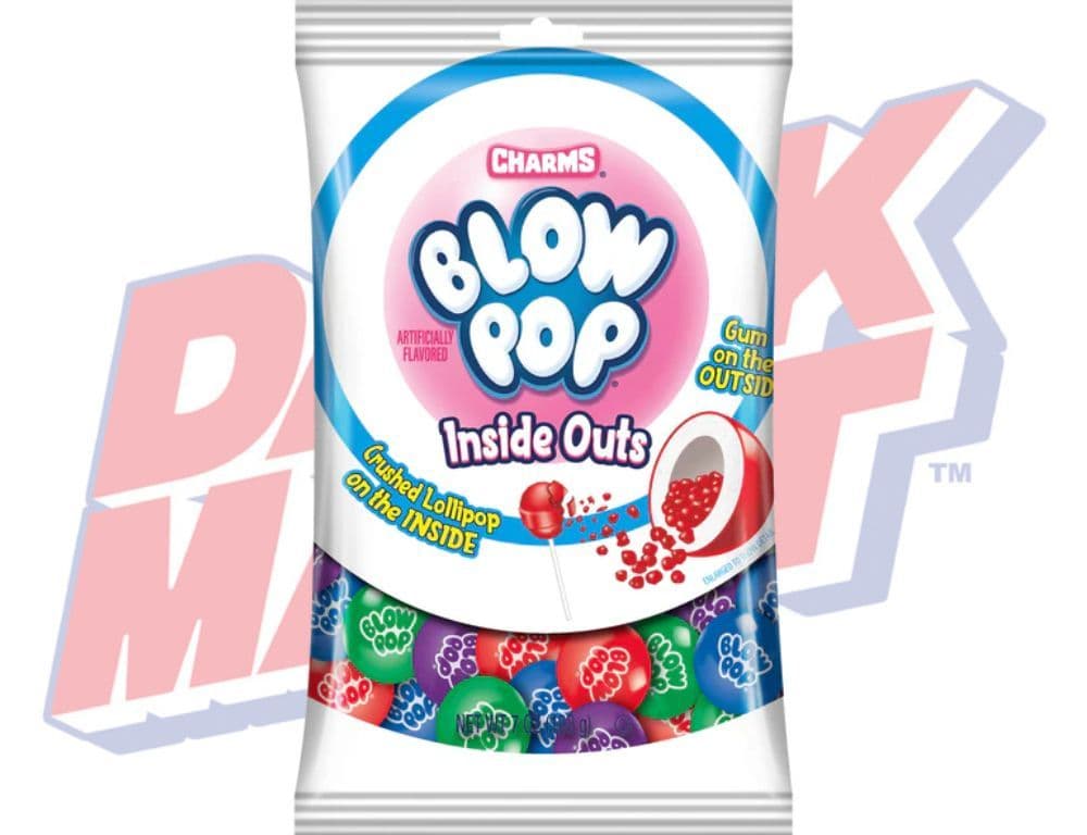 Blow Pop Inside Outs Gumballs - 7oz