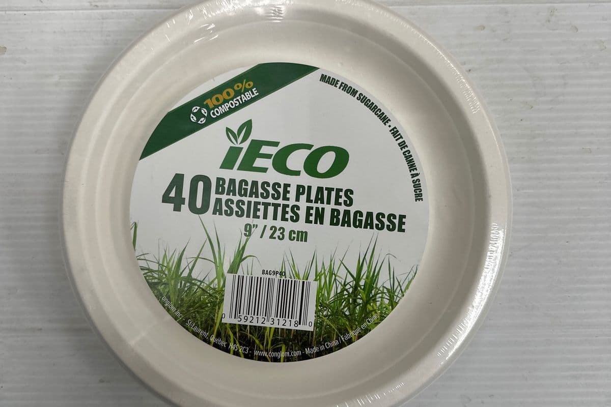 IECO 40 Bagasse Plates (9”/23cm)