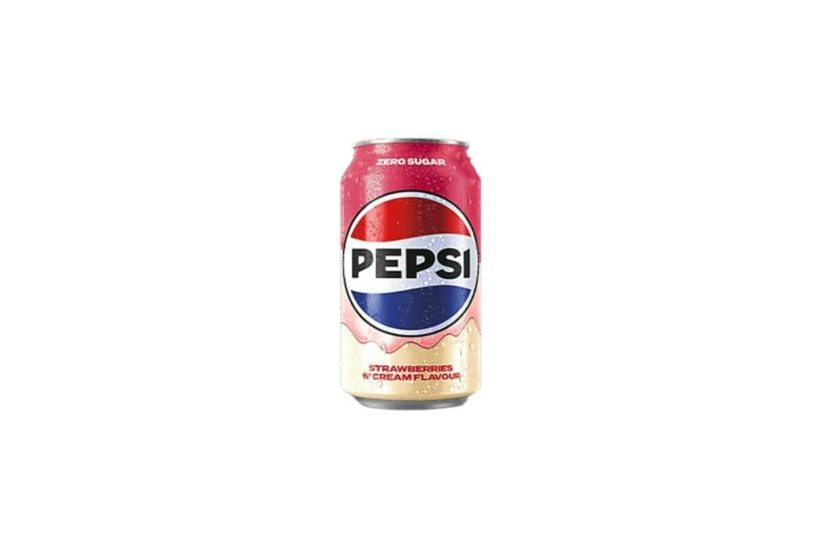 PEPSI STRAWBERRY & CREAM ZERO SUGAR (330ML)