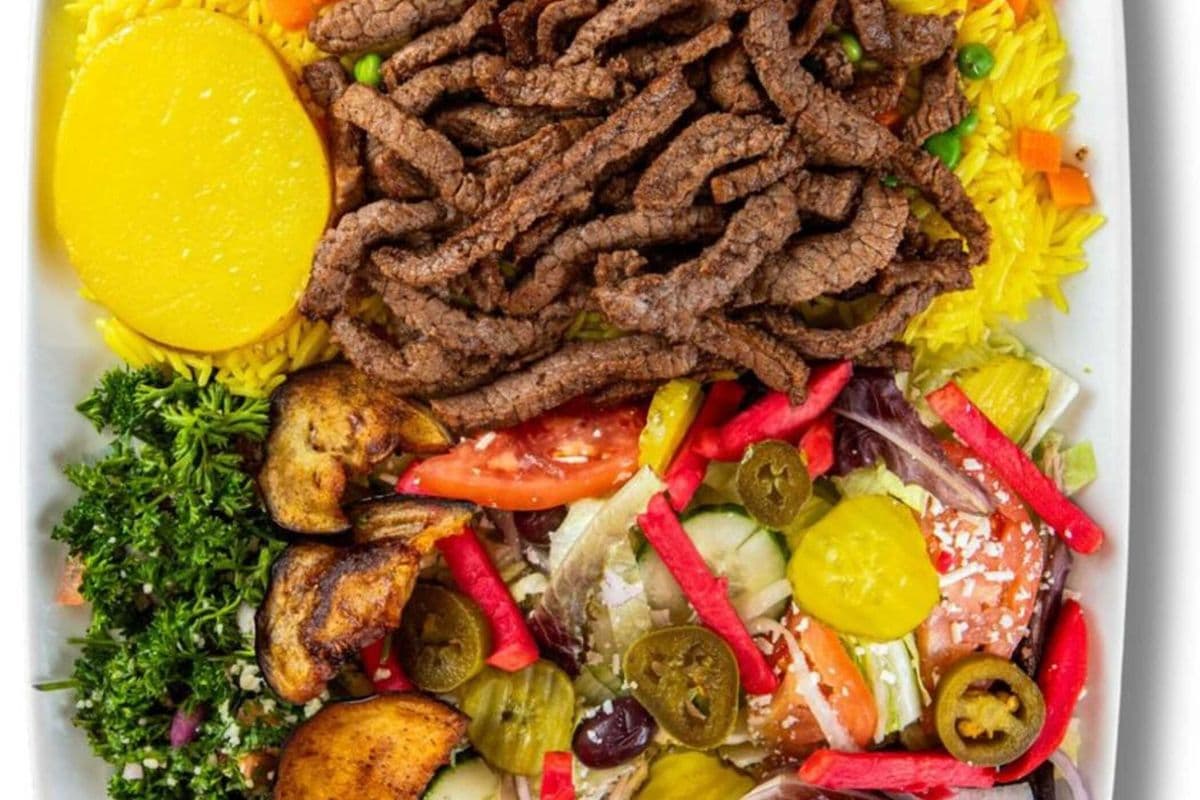 Beef Shawarma plate
