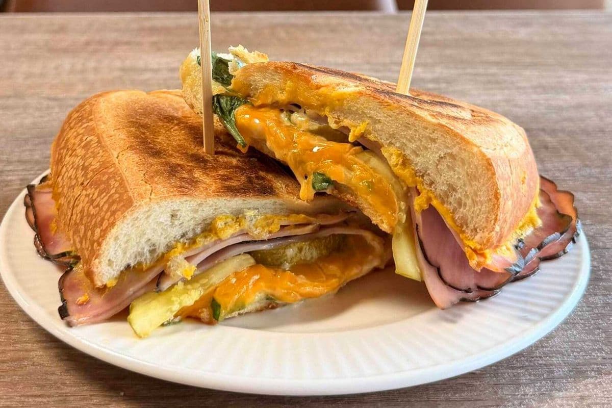 Black Forest Ham Panini Sandwich