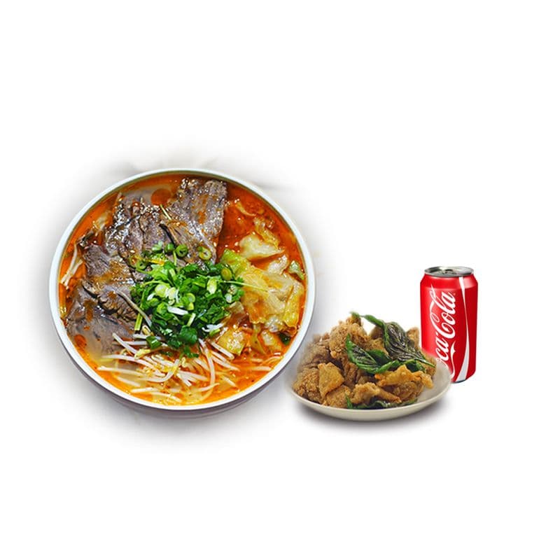 Spicy Beef Noodles Combo 麻辣牛肉粉套餐