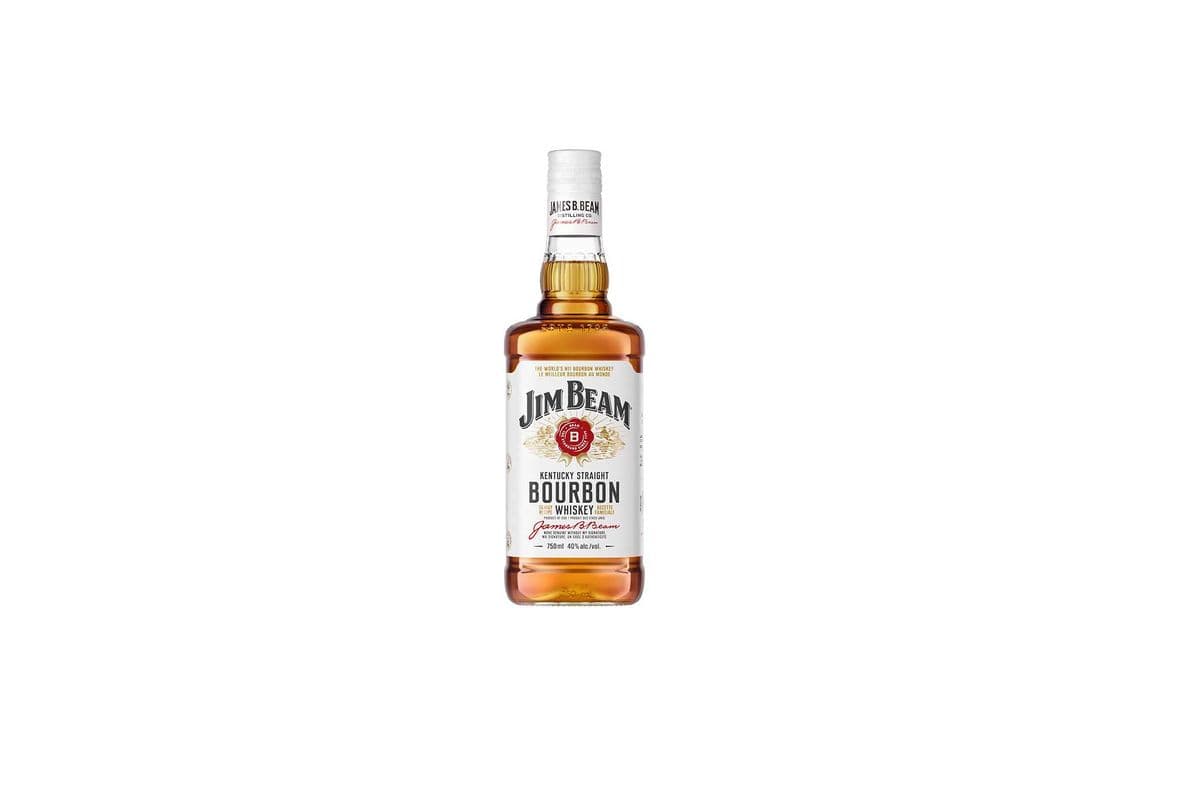 Jim Beam White Label (1 x 750 ml Bottle)