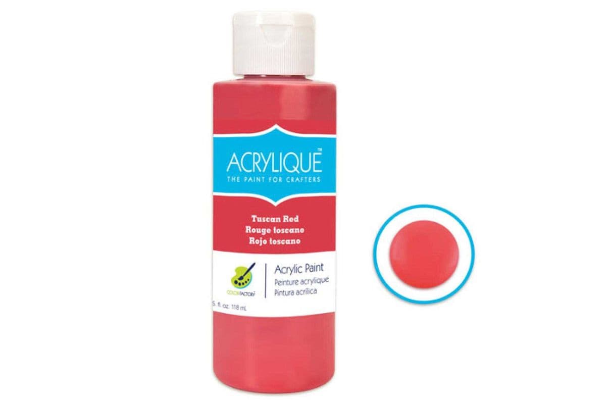 Acrylique Paint 4oz: Tuscan Red [CF200-040] (4 oz)
