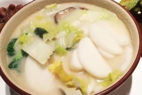 Shanghai Soft Rice Cake in Soup 上海汤年糕