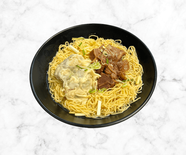 Two items with soup noodle / 兩餸湯麵