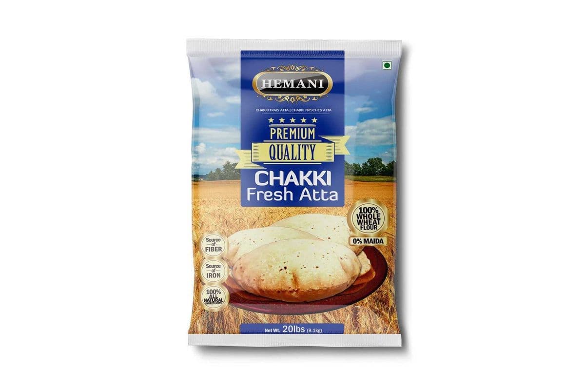Hemani Chakki Fresh Atta (20 lbs)
