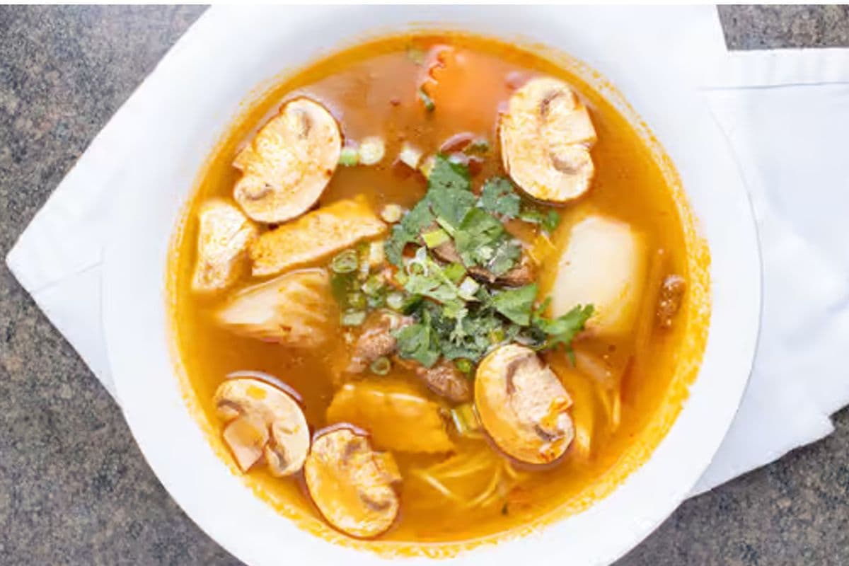 Vegan Beef Stew Noodle Soup