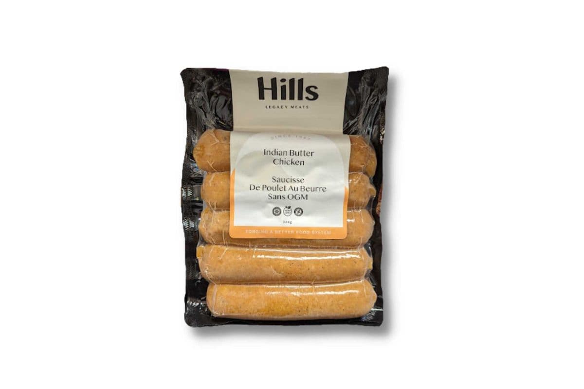 Hills Legacy Meats Indian Butter Chicken Sausage (344g)