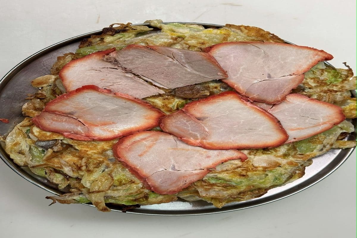 BBQ Pork Egg Foo Young