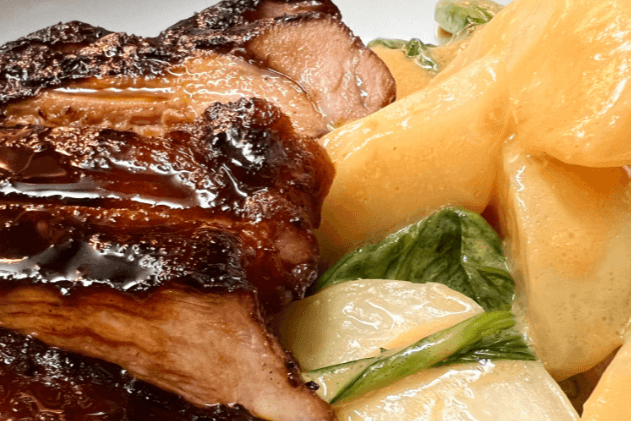 Pre Fixe Dinner with Charcoal Grilled Char Siu Pork