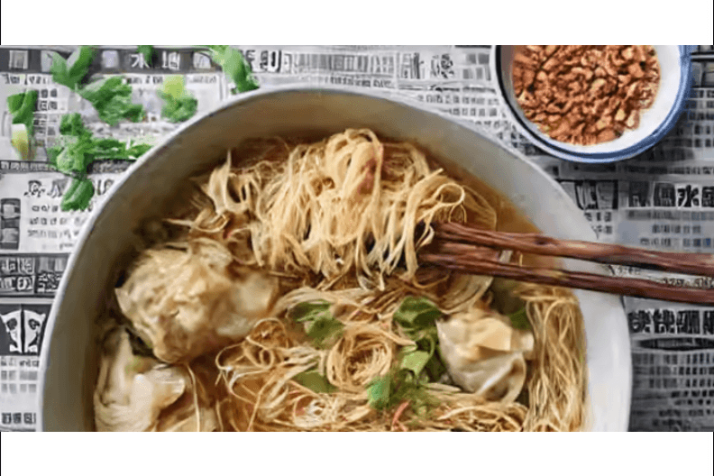 K1. Wonton Noodle in Soup 雲吞麵
