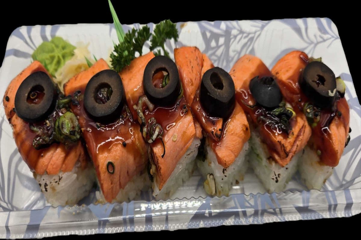 Sockeye Salmon Aburi Oshi