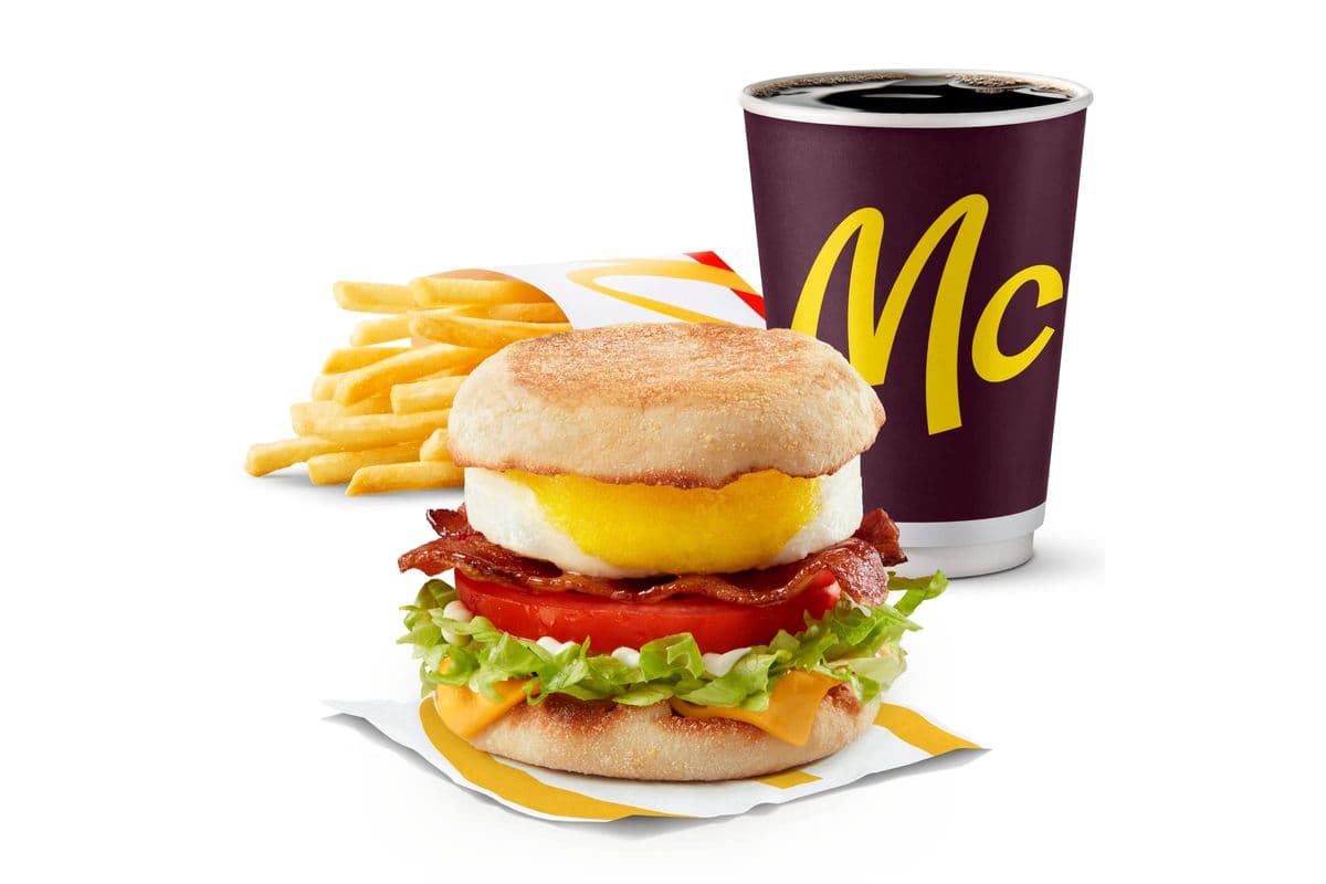 Egg BLT McMuffin Extra Value Meal [600.0 Cals]