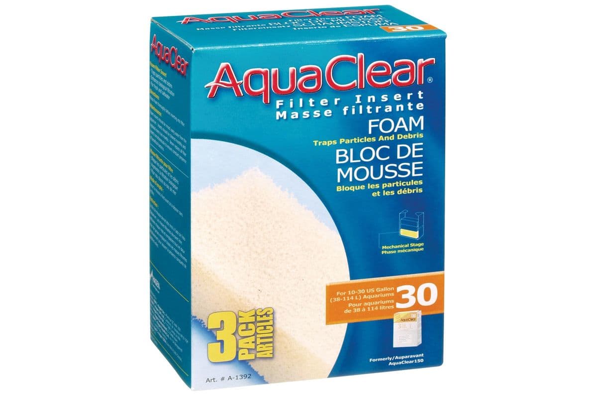 Hagen Foam Filter Insert for AquaClear 30/150 (3 Pack)