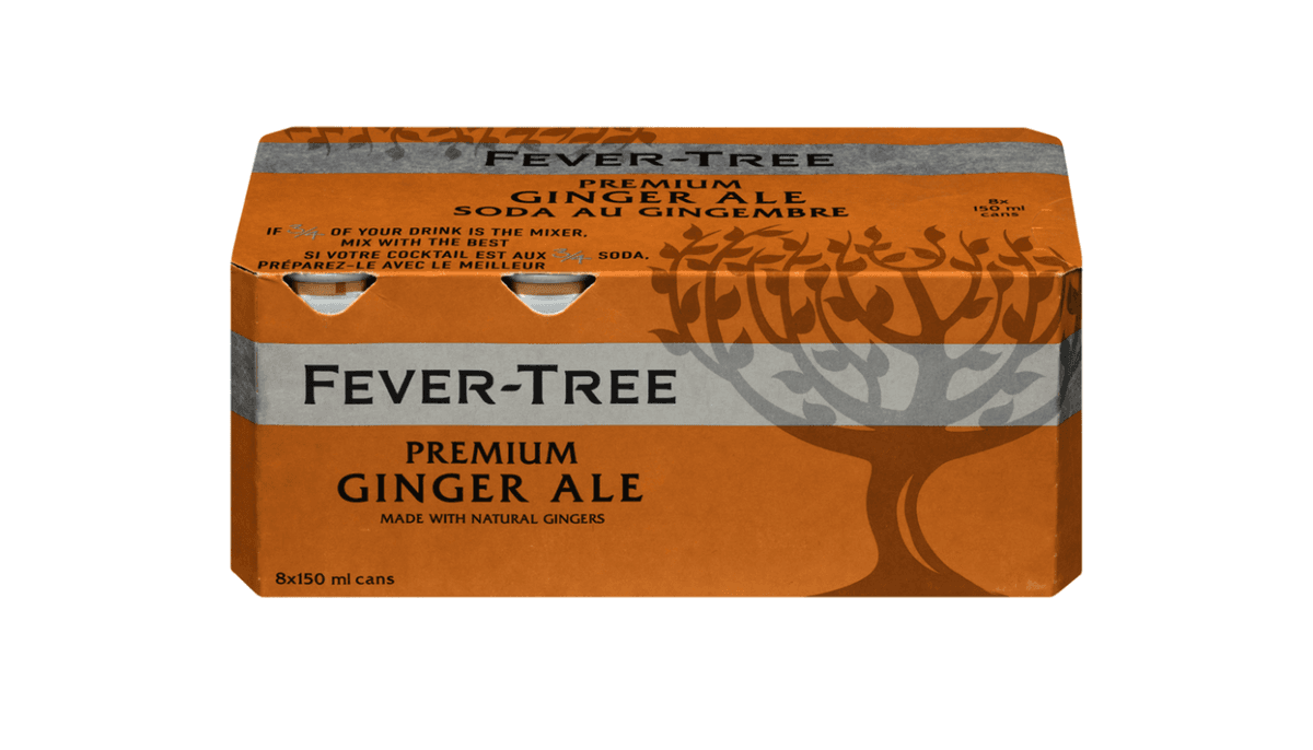 Fever Tree - Soda au Gingembre/Ginger Ale 8x150mL