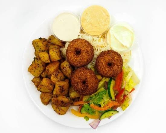 Vegetarian Falafel Dish / Assiette végétarienne falafel