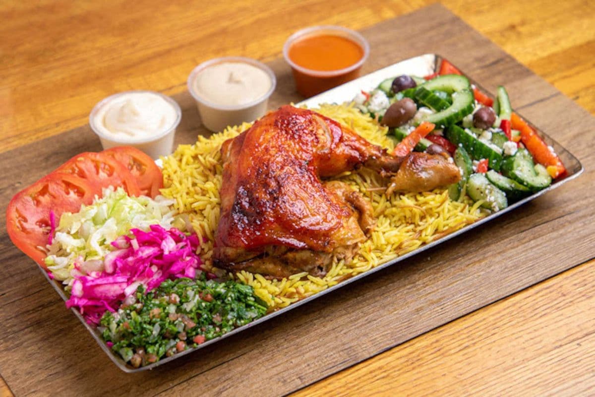 Quarter Roasted Chicken Platter