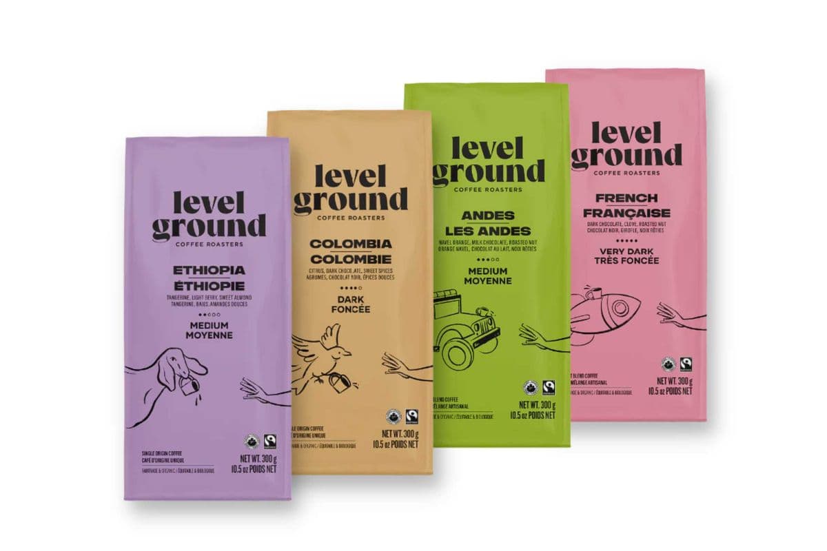 Level Ground Whole Bean Coffee (300g )