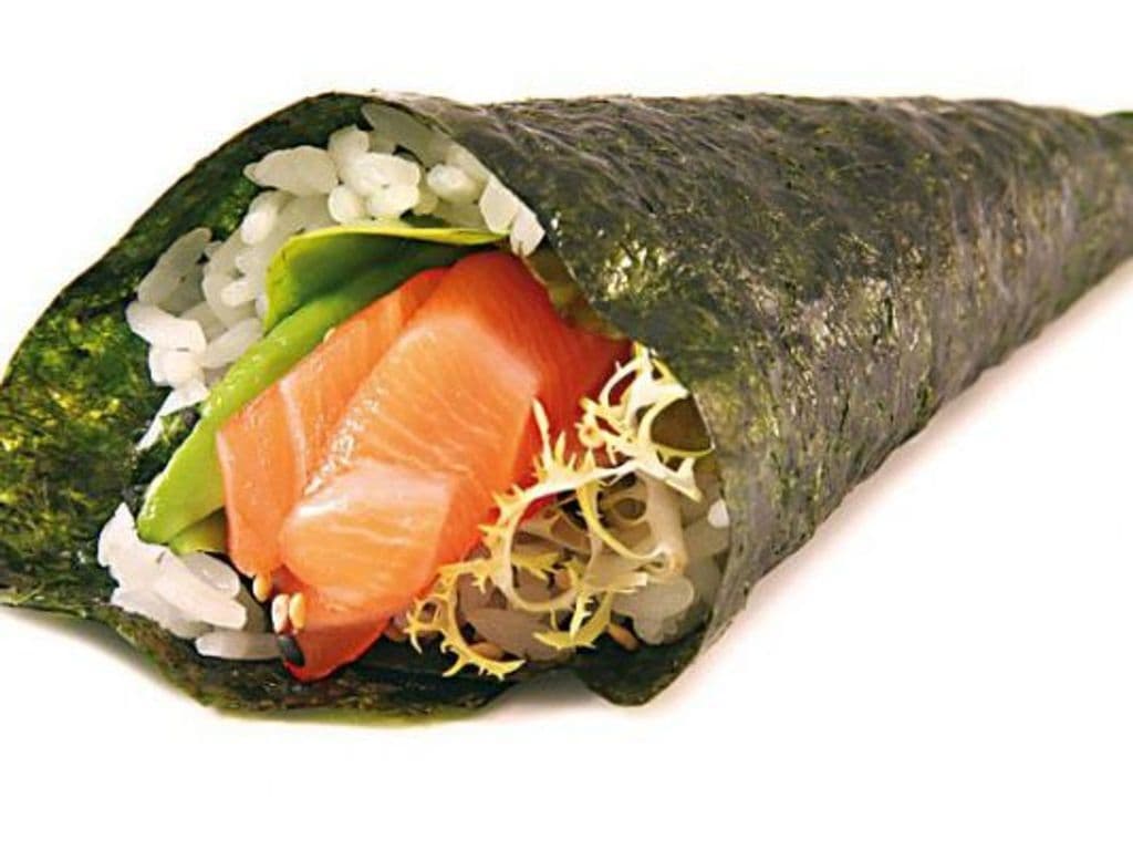 Salmon Avocado Hand Roll