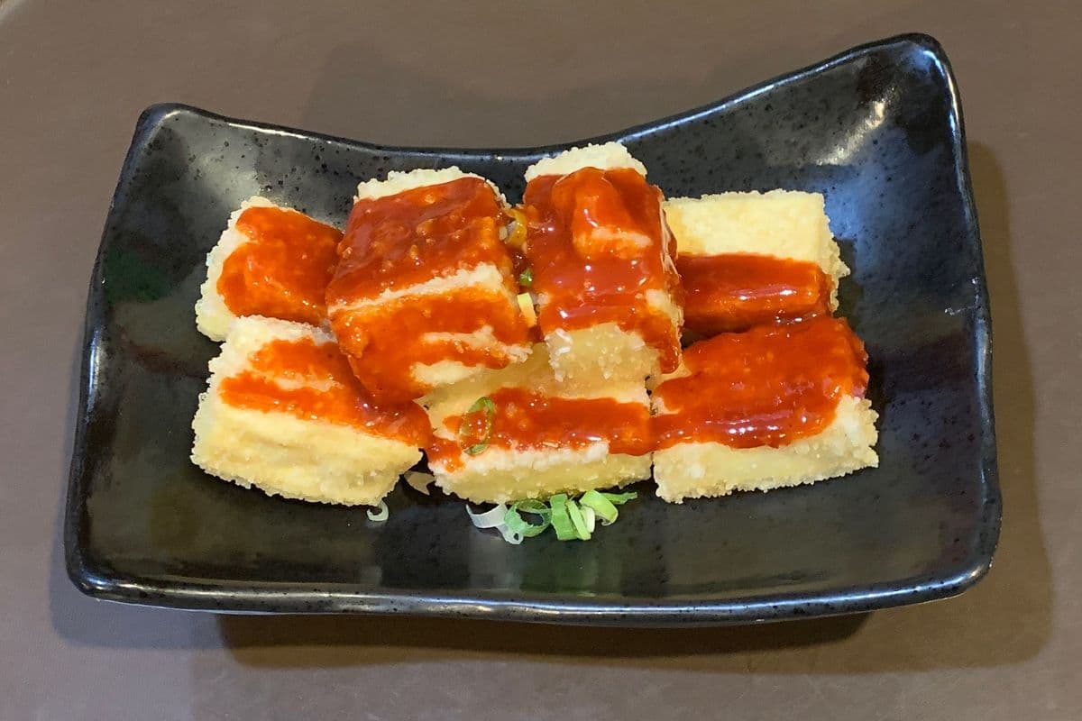 Spicy Agedashi Tofu (8 pcs) (Deep Fried Tofu)