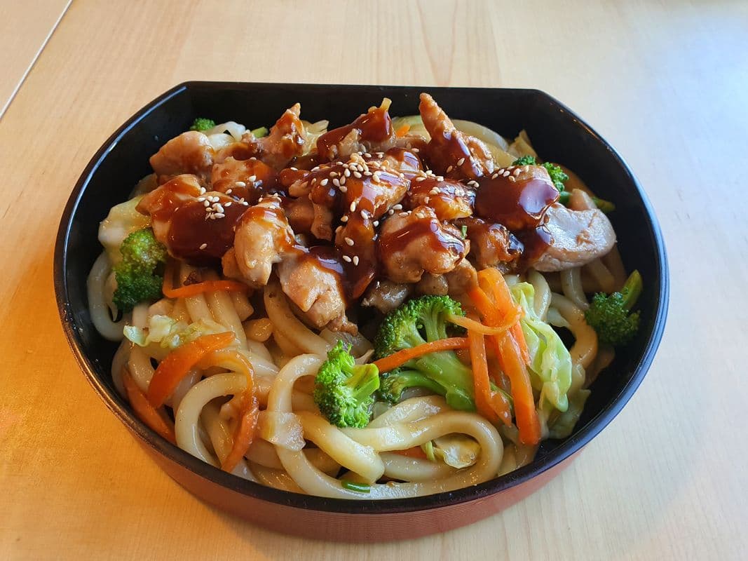 Chicken Pan Fried Udon Noodles