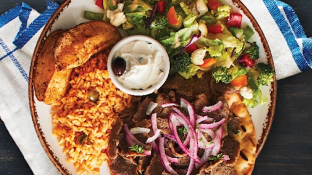 Assiette gyro / Gyro plate / Plato giroscópico