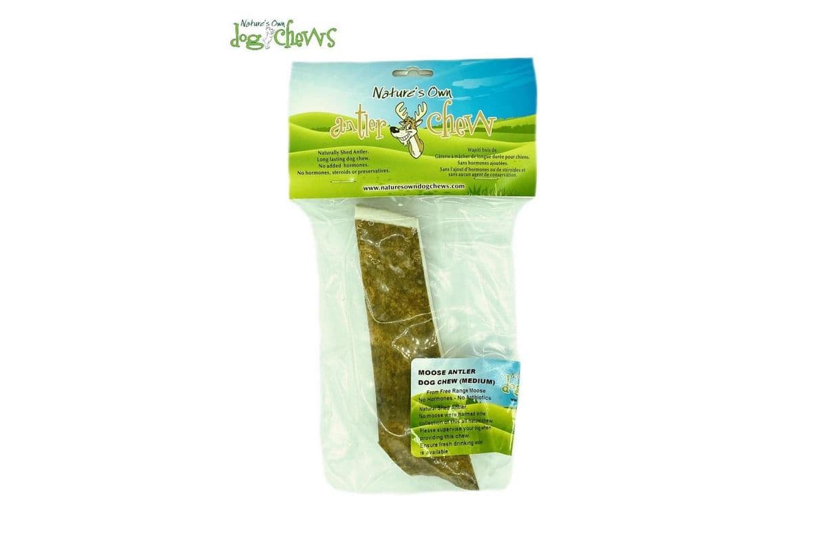 Nature's Own Dog Chews Moose Antler Dog Treats (Medium)