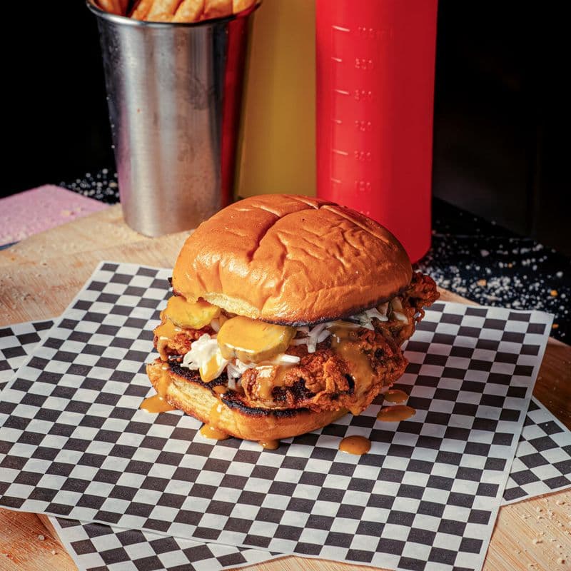 Nashville Hot Fried Chicken Sandwich