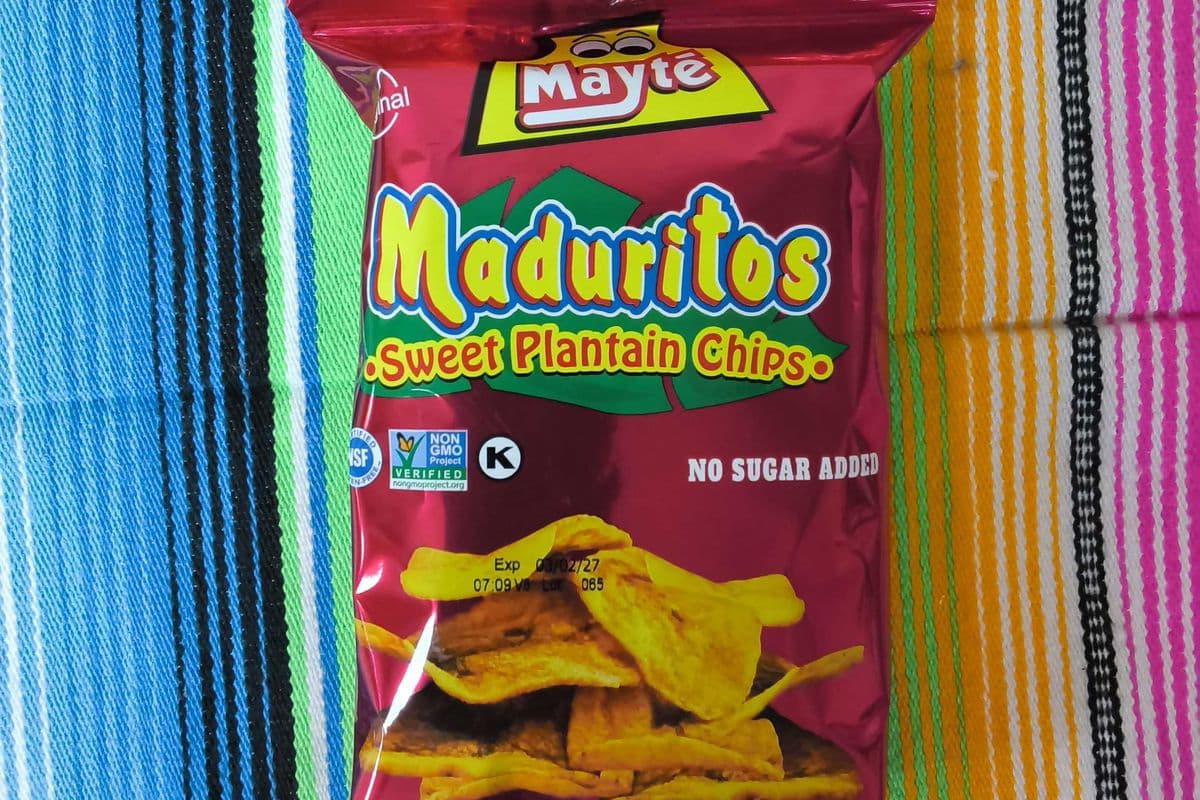Maduritos Sweet Plantain Chips No sugar added (85g)