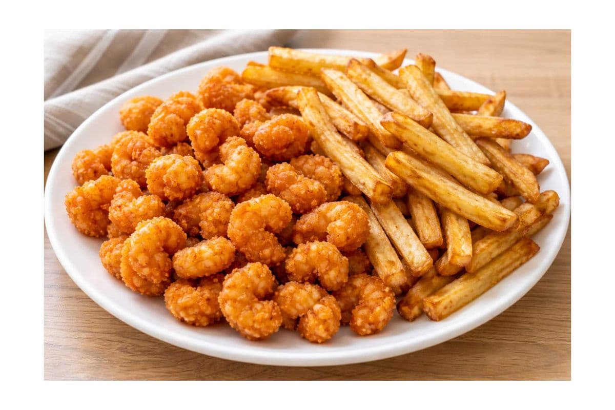 Popcorn Shrimp with Fries