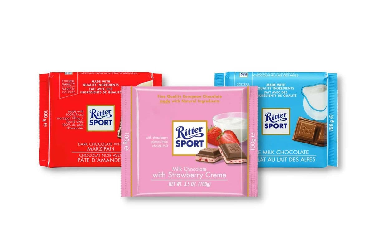 Ritter Sport Chocolate Bars (100 g)